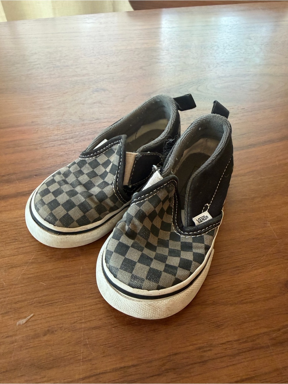 Toddler Checkered Vans